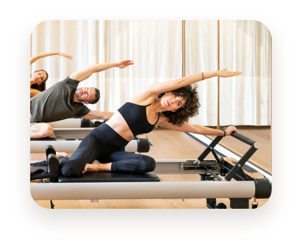 Pilates Performance Ireland - Doing a bit of Studio cleaning Traditional Pilates  mat for sale with foot strap and moon boxes. Perfect for instructors to  teach group classes or in a studio (